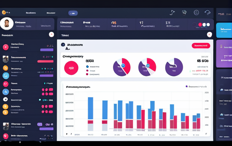 **Project Management Dashboard using Asana:** A digital dashboard displaying Asana's project management interface. The dashboard showcases various projects, tasks, and team communications. Polish currency (PLN) symbols are subtly incorporated into visualized budget sections within the dashboard, reflecting a financial planning aspect within a Polish company setting. The style should be modern, clean, and professional, suitable for a tech startup.